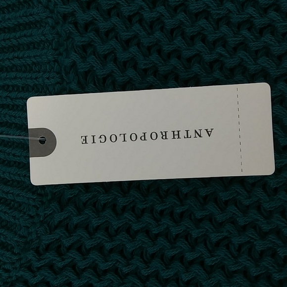 NWT Anthrpologie Quinn Green Sweater Vest Knit Top Sleeveless 100% C… - Picture 12 of 14